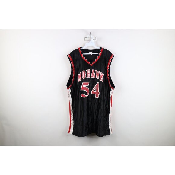 Vintage 90s Wilson Mens 2XL Mohawk Basketball Jersey Striped Geometric #54 USA - Picture 1 of 15